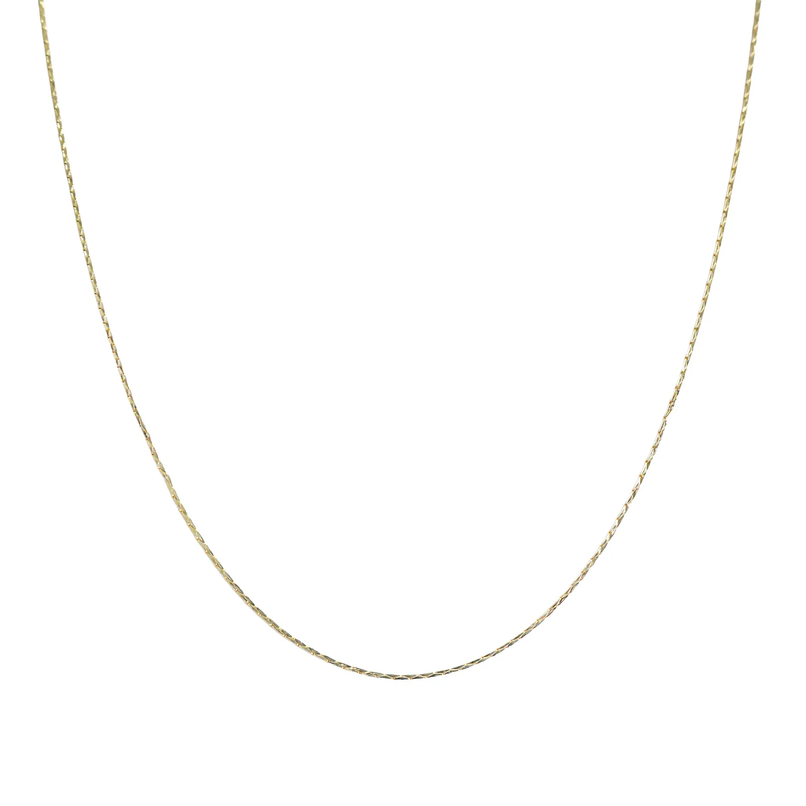 Corrente Feminina Elo Diamantado – Folheada a Ouro 18k - Joias e Semijoias Aurum Essentia